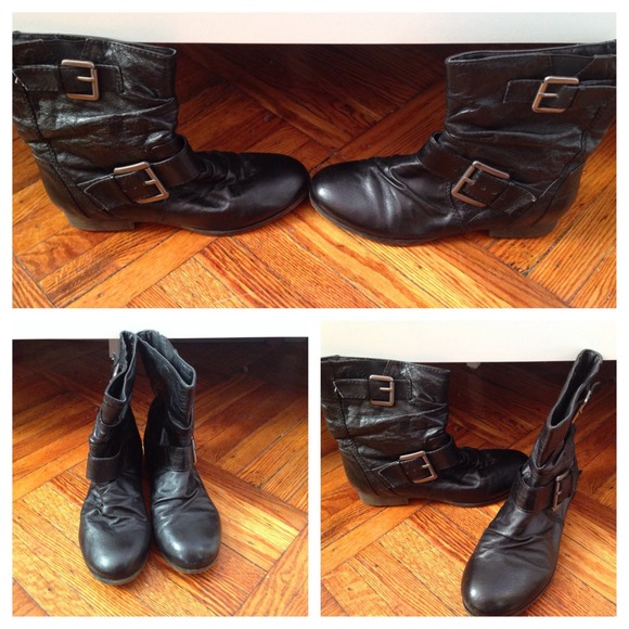 Steve Madden Black Ankle Boots