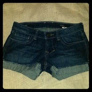 William Rast dark Denim cut offs