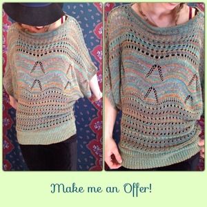 👏💥SOLD💥👏🌺 over sized VERY colorful Sweater!