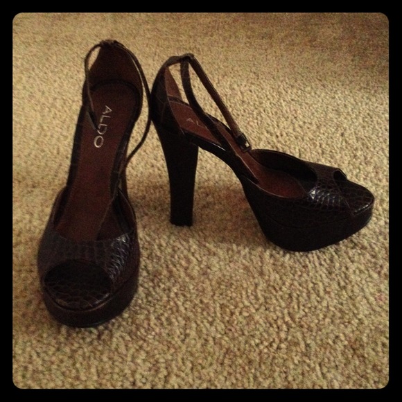 Brown Aldo Heels