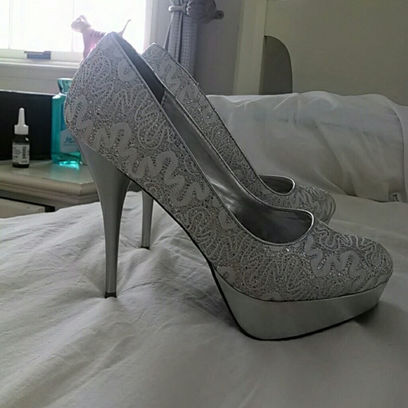 Heels shoes.