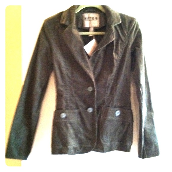 Olive green corduroy jacket