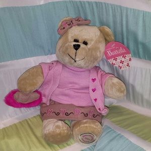 Pink and hearts Starbucks collector's bear