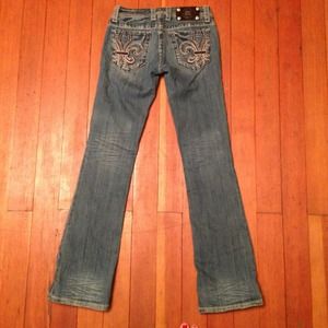 Miss Me brand jeans. Size 26 bootcut inseam 36