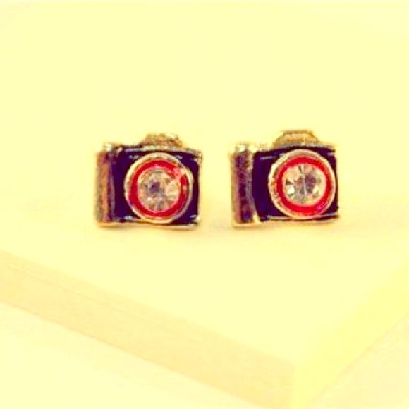 Camera Stud Earrings