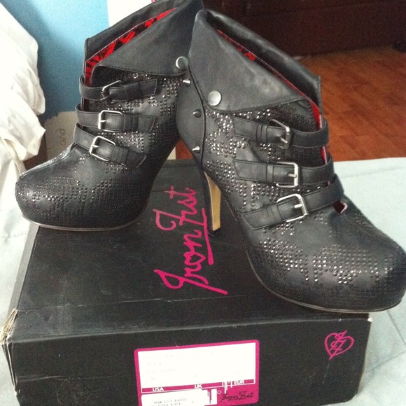 Iron fist platform booties