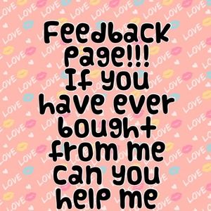 Feedback page