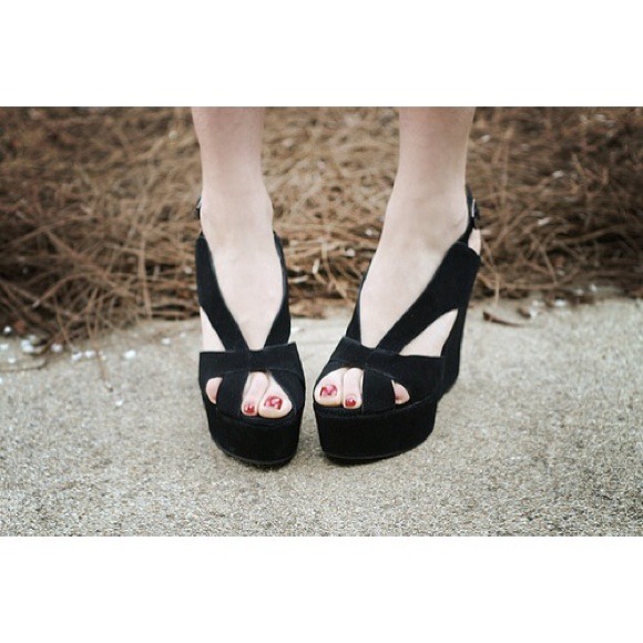 Jeffrey Campbell Suede Mariel Wedge