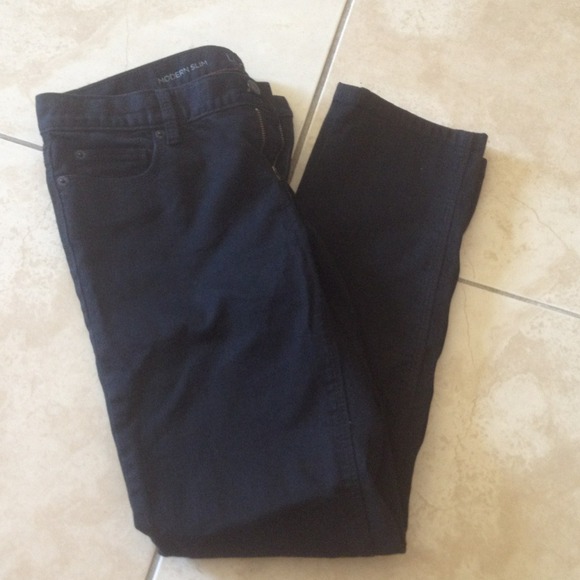 Sold! Modern slim black petite Loft jeans!