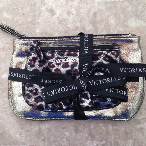 2 pc. Victoria's Secret Makeup Bags