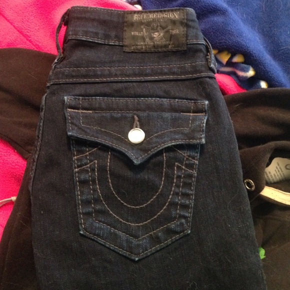 Authentic dark wash true religion jeans