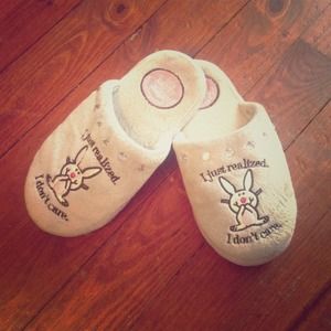Happy bunny slippers!!!