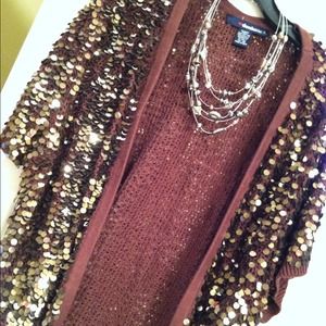 Fun and festive sequined sweater