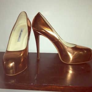 Brian Atwood Maniac Pumps - Rose Gold