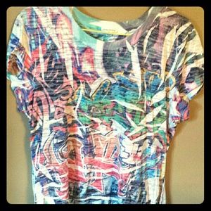 Maurices Graffiti style top