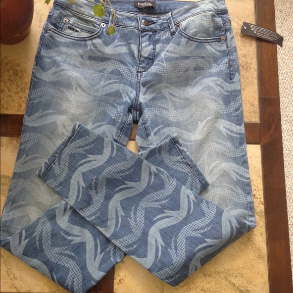 Printed Jeans by BEBE - Picture 2 of 4