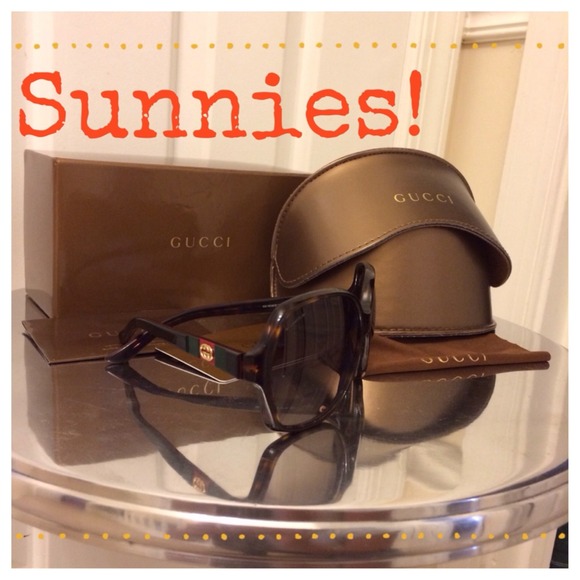 Classic Gucci Logo Sunglasses