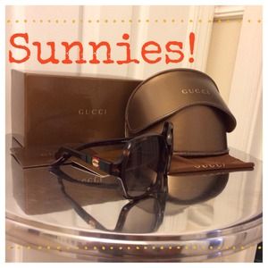 Classic Gucci Logo Sunglasses