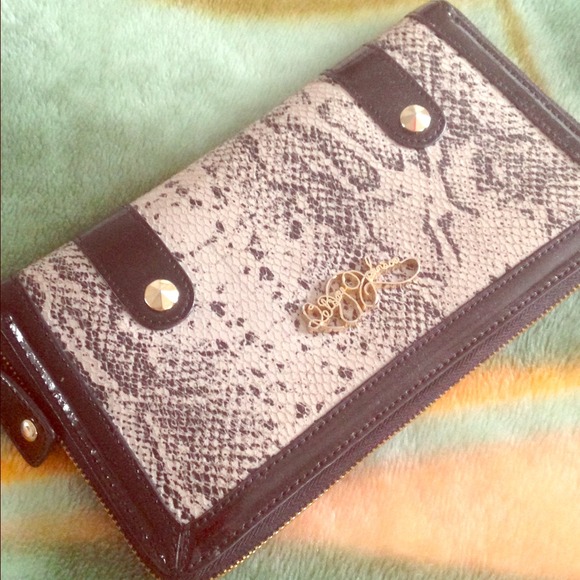 Betsy Johnson Snake skin wallet