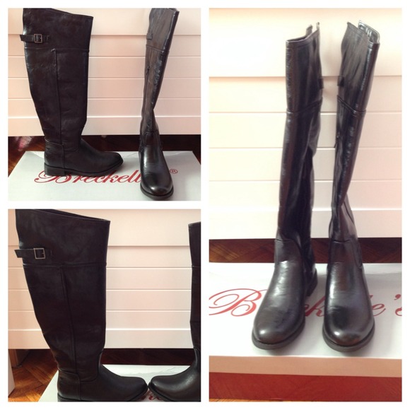 Black Knee High Boots NWT