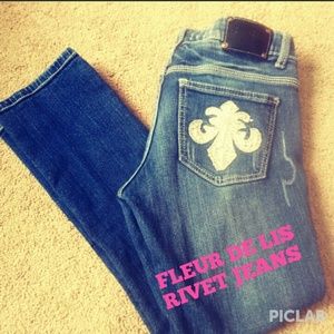 Fleur De Lis CROP/jou jou Jean BUNDLE