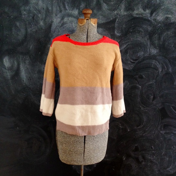 Colorblock sweater- fall essential!
