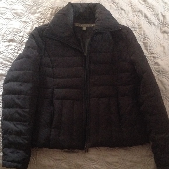 Black puffer jacket