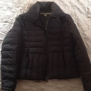 Black puffer jacket