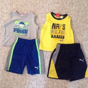 Puma set and dress bundle for trapito