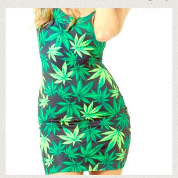 Marijuana tank dress