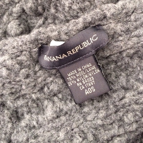 Oversized scarf/ shawl in heather grey - Picture 3 of 3