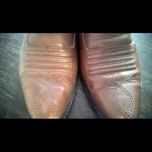 Reduced price-Leather ankle shoes
