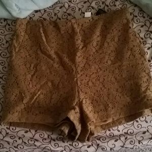 High waist shorts