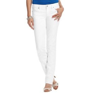 Loft size 14 modern straight white jeans