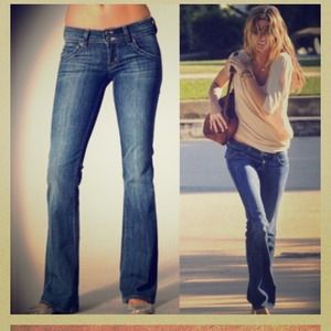 Hudson flap pocket jeans boot cut