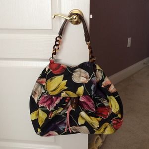 Anthropologie Floral Handbag