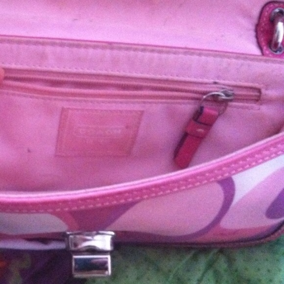 Vintage Coach Purse Satin Pink Specialty Evening bag - Picture 2 of 2