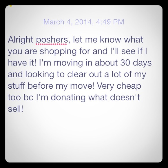 Please share! Help me empty my closet!!!!