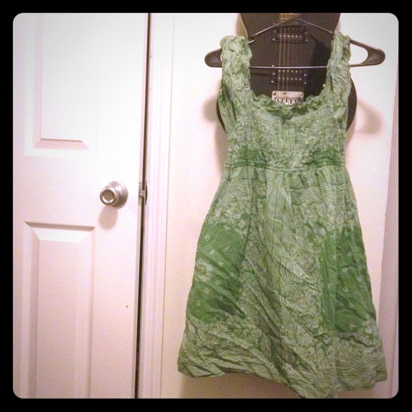 Green dress