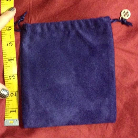 Tory Burch dust bag bracelet size purple gold