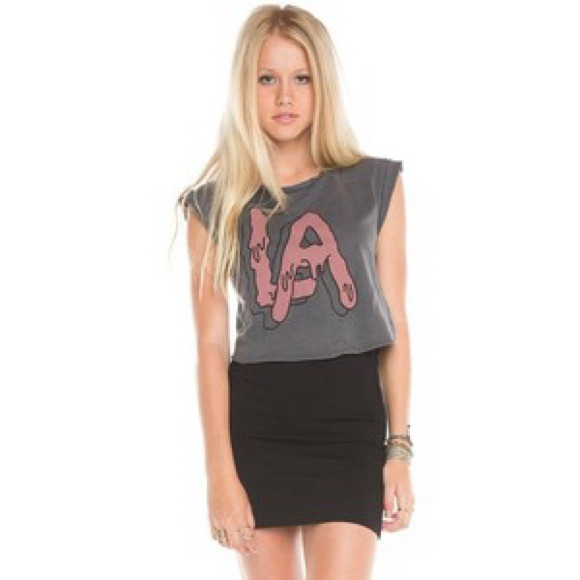 ❌sold❌Brandy Melville LA jelly crop too