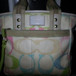 SOLD LOCALLY 100% Authentic Coach Scribble Purse