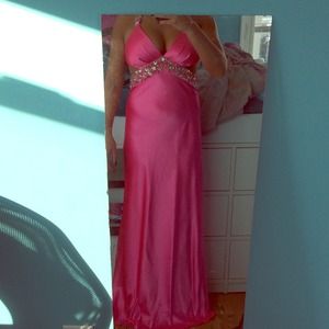Hot pink gown, prom/ sweet 16