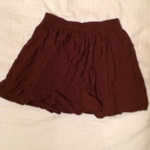 Brandy Melville burgundy skirt