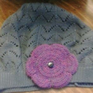 Flower beanie