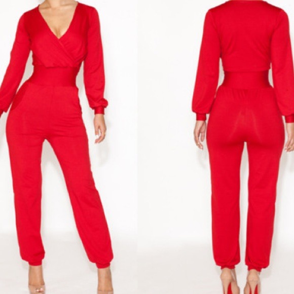 Red jumpsuit - Picture 1 of 1