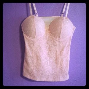 Pastel Pink Crochet Top