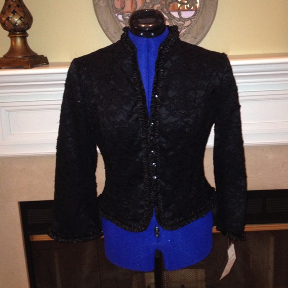 SOLD Beautiful  Lace beaded jacket SOLD