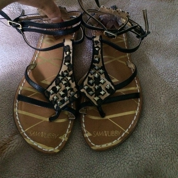 New cheetah sandals