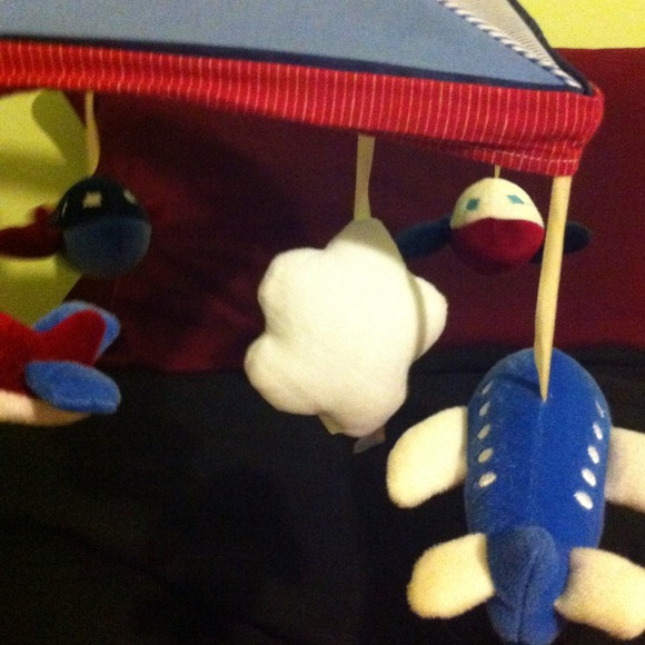 Airplane baby mobile